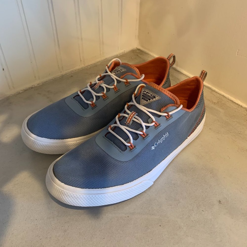 Columbia PFG Dorado Blue and Pink Casual Boat Shoes BL4629-411 Women's Size 8